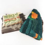 Handmade Oval Rug, Tapestry & Carriage Blanket