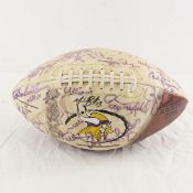 MN Vikings Series M Ball with 30 Autographs
