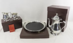 Norwest Bank Pewter Coffee Service