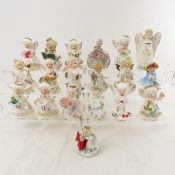 Collection of Vintage Napco, Lefton & Other Angels