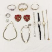 Antique Watch Fob Chains, Watches & Fur Clips