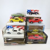 6 Ertl American Muscle 1:18 Scale Diecast Cars