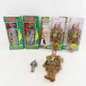 Mego Wizard of Oz figures on cards/in boxes