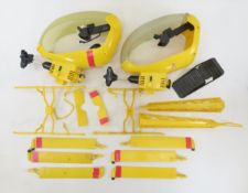 2 GI Joe Adventure Team Yellow Helicopters