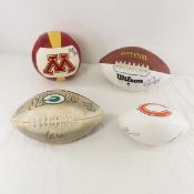 Autographed Footballs & Volleyball