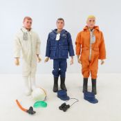 3 GI Joe Action Figures Made in USA