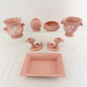 Vintage Abingdon Planter, Urn, Candlestick Holders