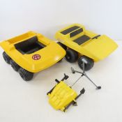 GI Joe AT Turbo Copter Backpack & Amphibious Cars
