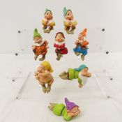 Disney 7 Dwarves Figures With Extra Bashful