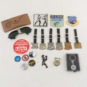 CAT Watch FOB's, Pins, Patches, Ray Ban sunglasses