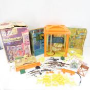 GI Joe Adventure Team Headquarters with box & more