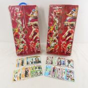 Collection of 1970s Football Cards in Topps Cases