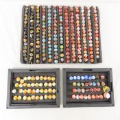 4 pounds Assorted Vintage Peltier Marbles