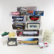 12 Die Cast Cars & Trucks, Corgi, Ertl & Others