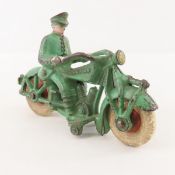 Champion Cast Iron Motorcycle Cop