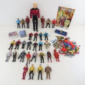 Star Trek Collectibles & Peter Krause Signed Comic