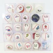 23 Non Major League Baseball Team Fotoballs