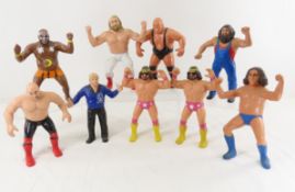 9 Vintage WWF LJN 8