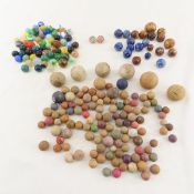 German, Bennington, Clay & other Vintage Marbles