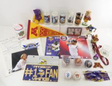 Assorted Sports Collectibles & Glasses