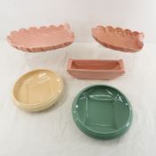 Vintage Abingdon Round Planters & Console Bowls