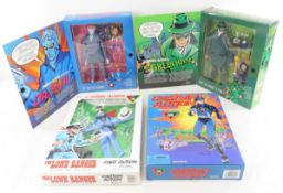 4 Playing Mantis Action Figures NIB Captain Action