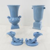 Vintage Abingdon Pottery Candle Holders & Vases