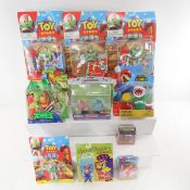 Toy Story, Super Mario & other action figures MOC