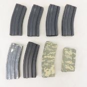 8 Assorted AR/M16 5.56/.223 Metal Magazines