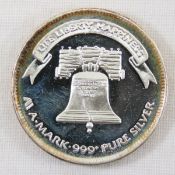 1984 A-Mark Liberty Silver 1ozt .999 Silver Round