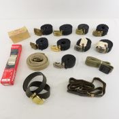 WWII US Military Belts & Buckles Navy, Coast Guard