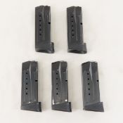 5 Smith & Wesson M&P9 Compact Magazines. 9mm. 12rd