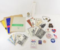 WWI & WW2 Military Photo Postcards, Whistle & More