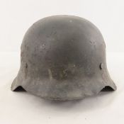 WWII German M42 Steel Combat Helmet