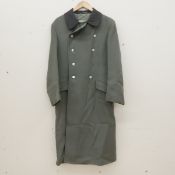 East German Peoples Army DDR Era NVA Wool Overcoat
