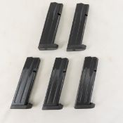 5 Sar SAR9 Magazines. 9mm. 17 rd.