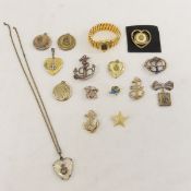 US Navy Sweetheart Lockets, Pins & Jewelry