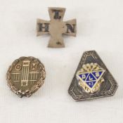 10k Gold Sears Pin, 1886 In His Name Sterling pin