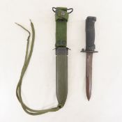 US M5A1 Bayonet in German USMA81 Scabbard