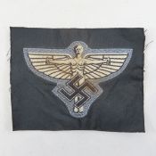 WWII German NSFK Cloth Sleeve Eagle
