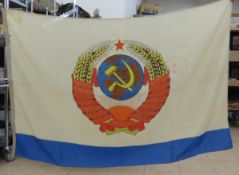 Vintage Soviet Navy Commander-In-Chief Flag