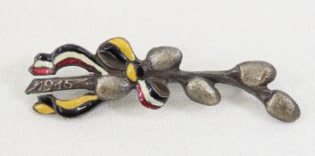 Austrian 1915 Easter on the Front Cap Badge