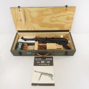 Replica MP-40 Blank 7mm Plug Fire Cap Gun