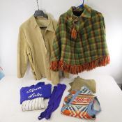 Vintage Shawl, Baseball Uniform, Coat & More