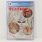 Playboy #v2 #2 January 1955 CGC Graded 1.8