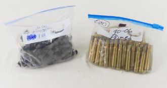 70 Brass .03-06 primed cases & .30 cal links