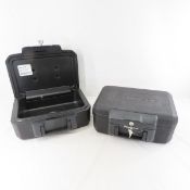 2 Portable Sentry Safes with Keys