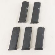 5 Glock 23 Magazines. .40 S&W. 13 rd.
