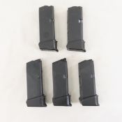 5 Glock 27 Magazines. .40 S&W. 9 rd.