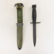 US Vietnam War Era M7 Bayonet & Scabbard